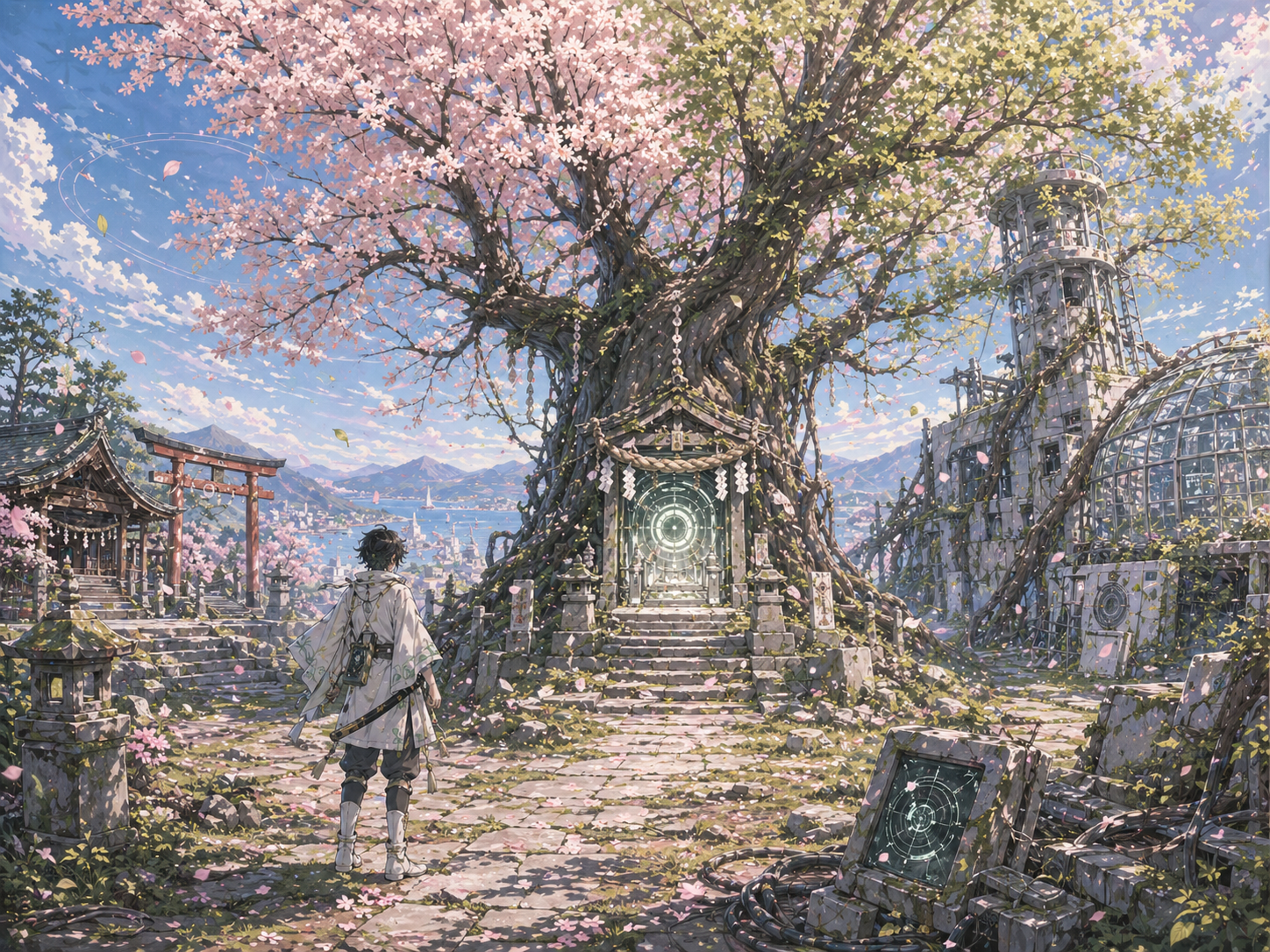 散り残りの丘・第一同期点のビジュアル